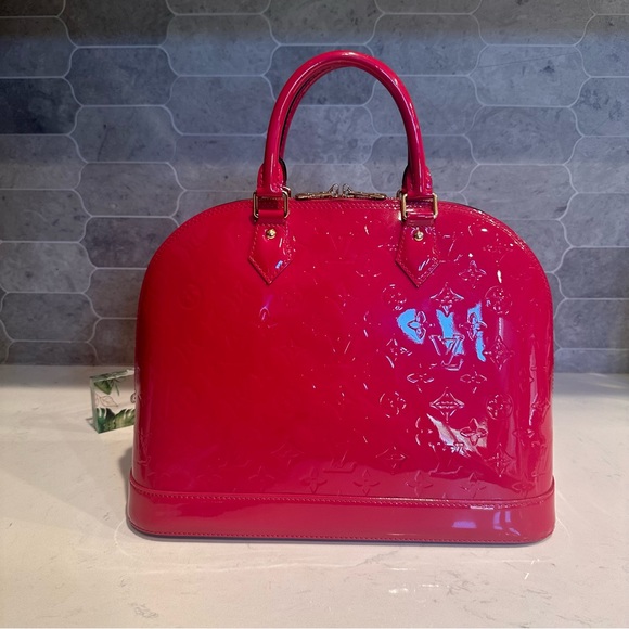 Louis Vuitton Vernis Alma MM Rose Indian - Picture 6 of 14